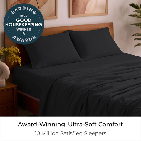Mellanni queen sheets double-brushed microfiber fabric for exceptional softness