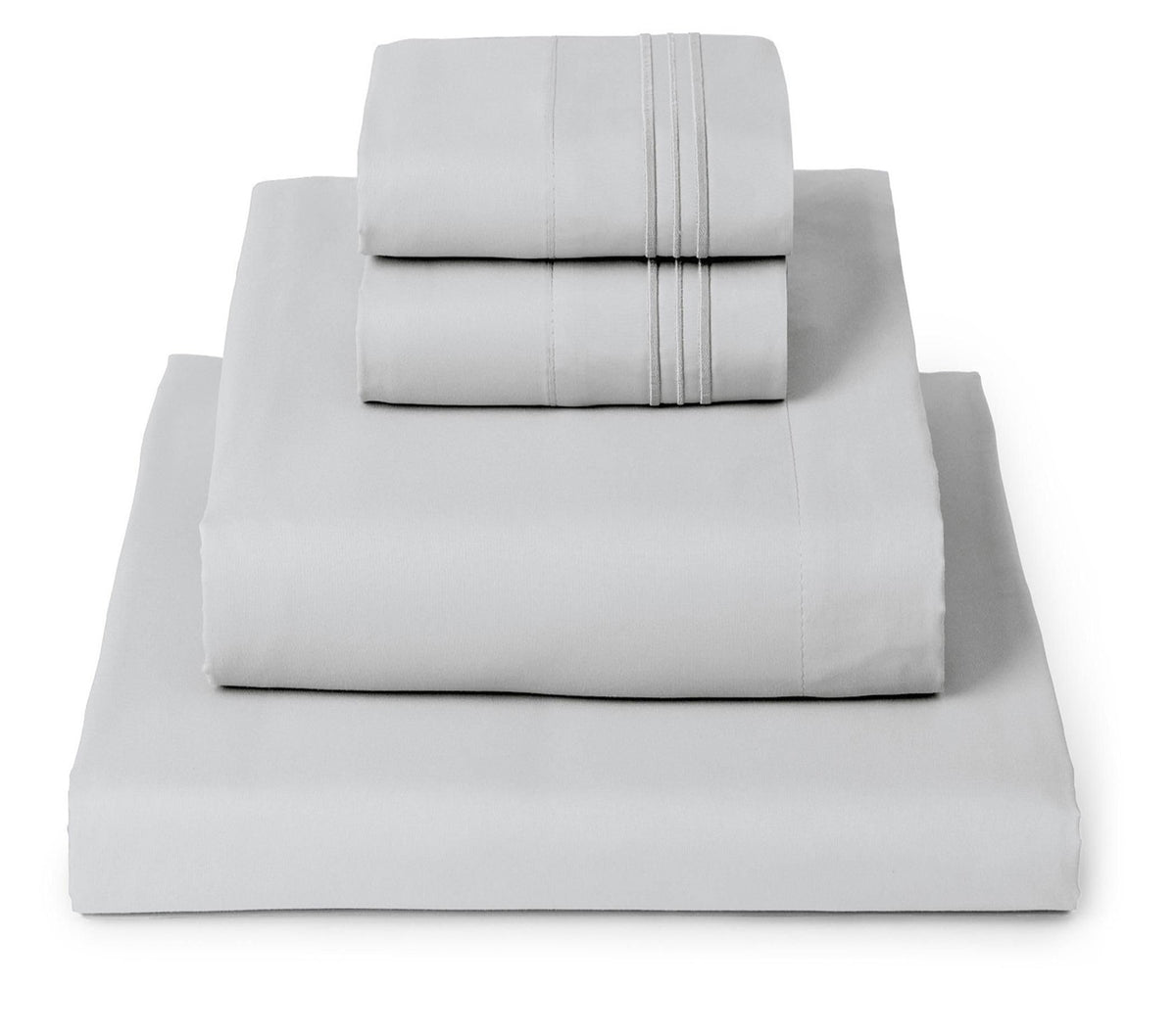 Mellanni queen sheets iconic collection closeup shows ultra-soft microfiber finish