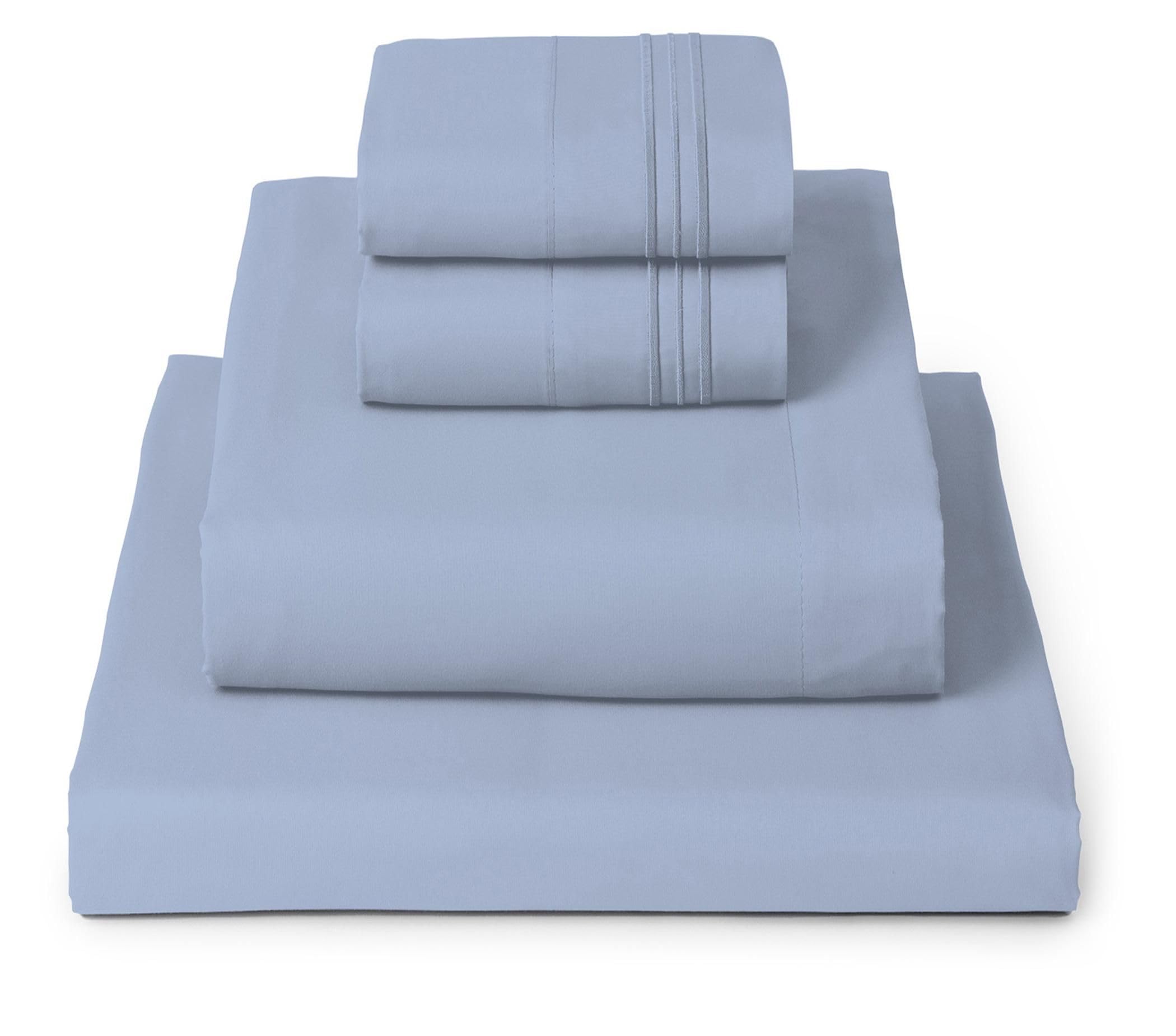 Mellanni queen sheets close-up showing soft microfiber texture for lasting comfort.