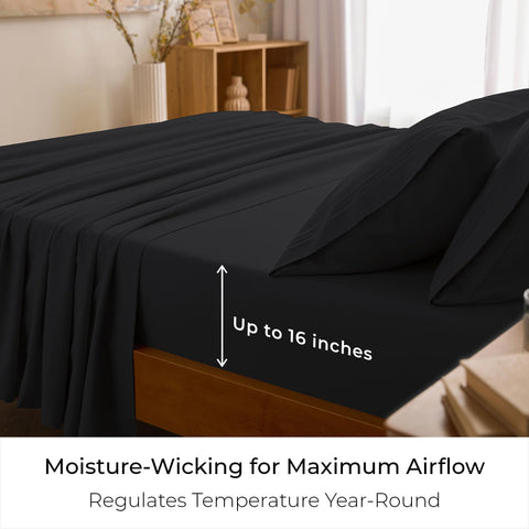 Mellanni queen sheets OEKO-TEX certified for safe, tested materials