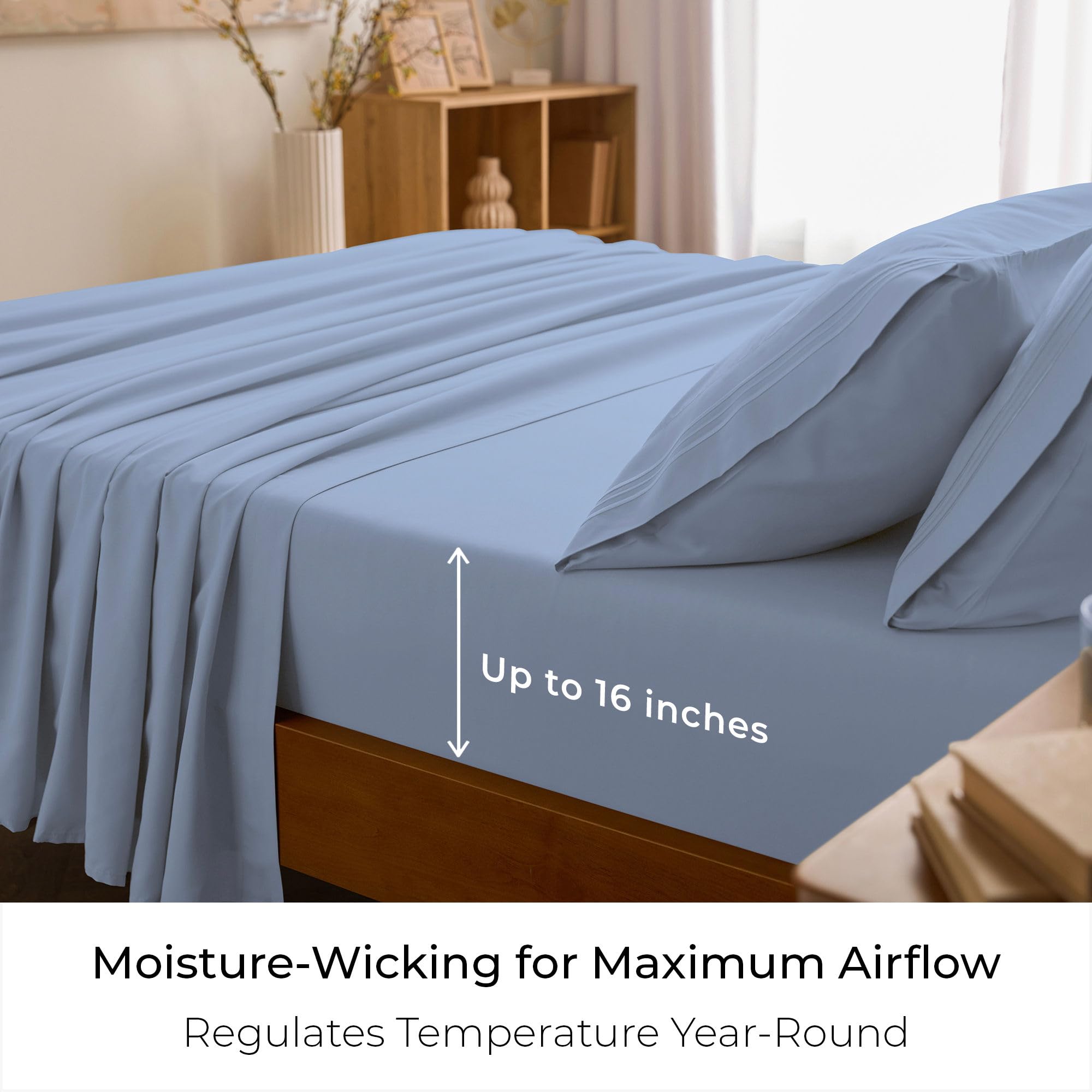 Mellanni pillowcases pair with microfiber for smooth edges and easy sleep.