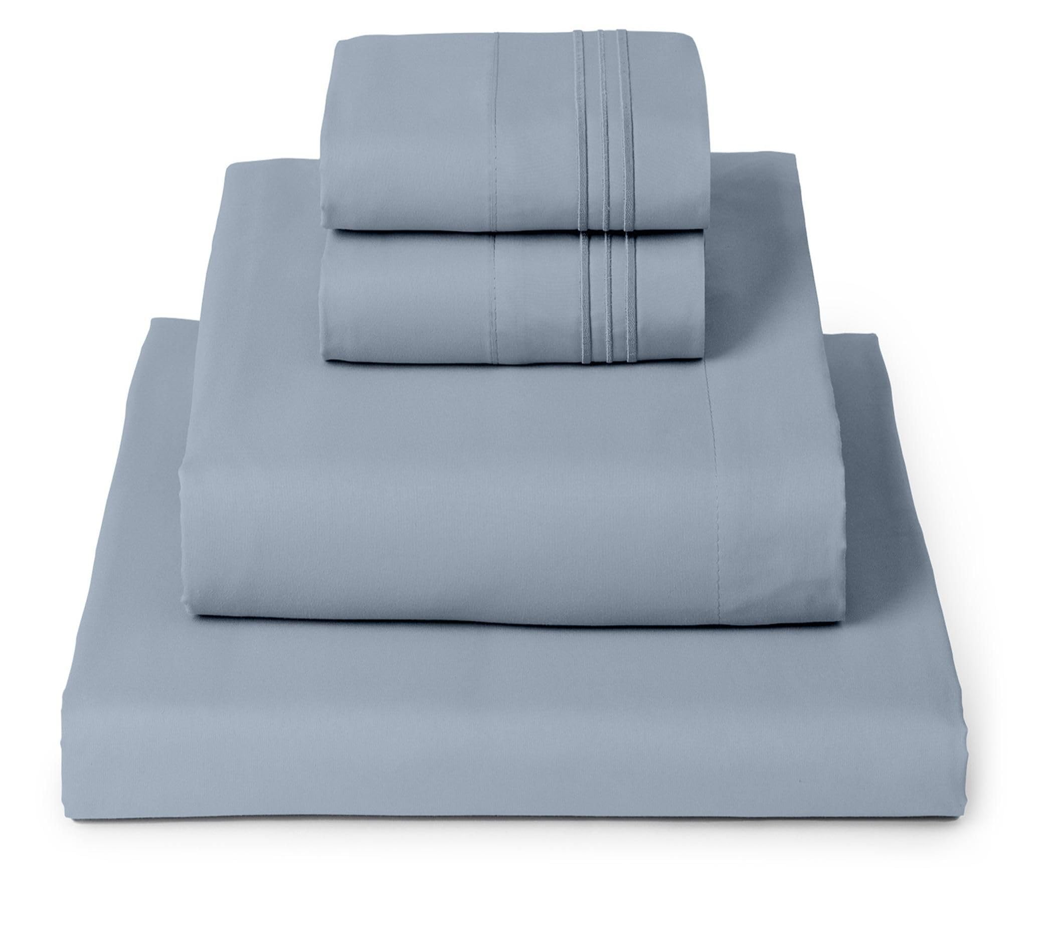 Mellanni Queen Sheets Set close-up of ultra-soft microfiber for all-season comfort