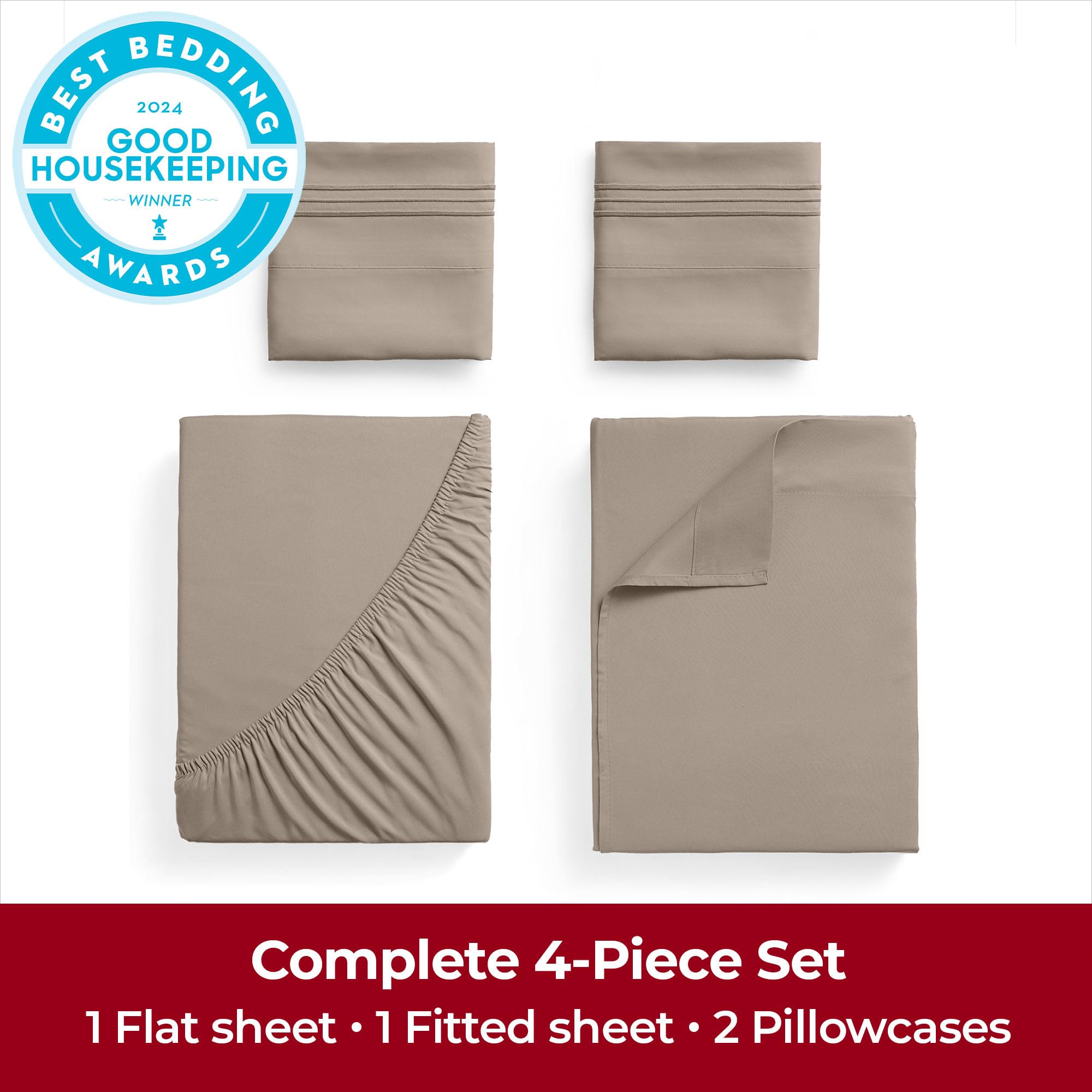 Mellanni thermoregulating breathable microfiber promotes comfortable sleep.