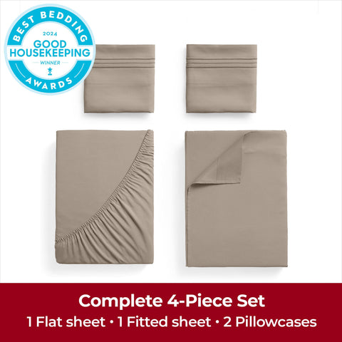Mellanni thermoregulating breathable microfiber promotes comfortable sleep.