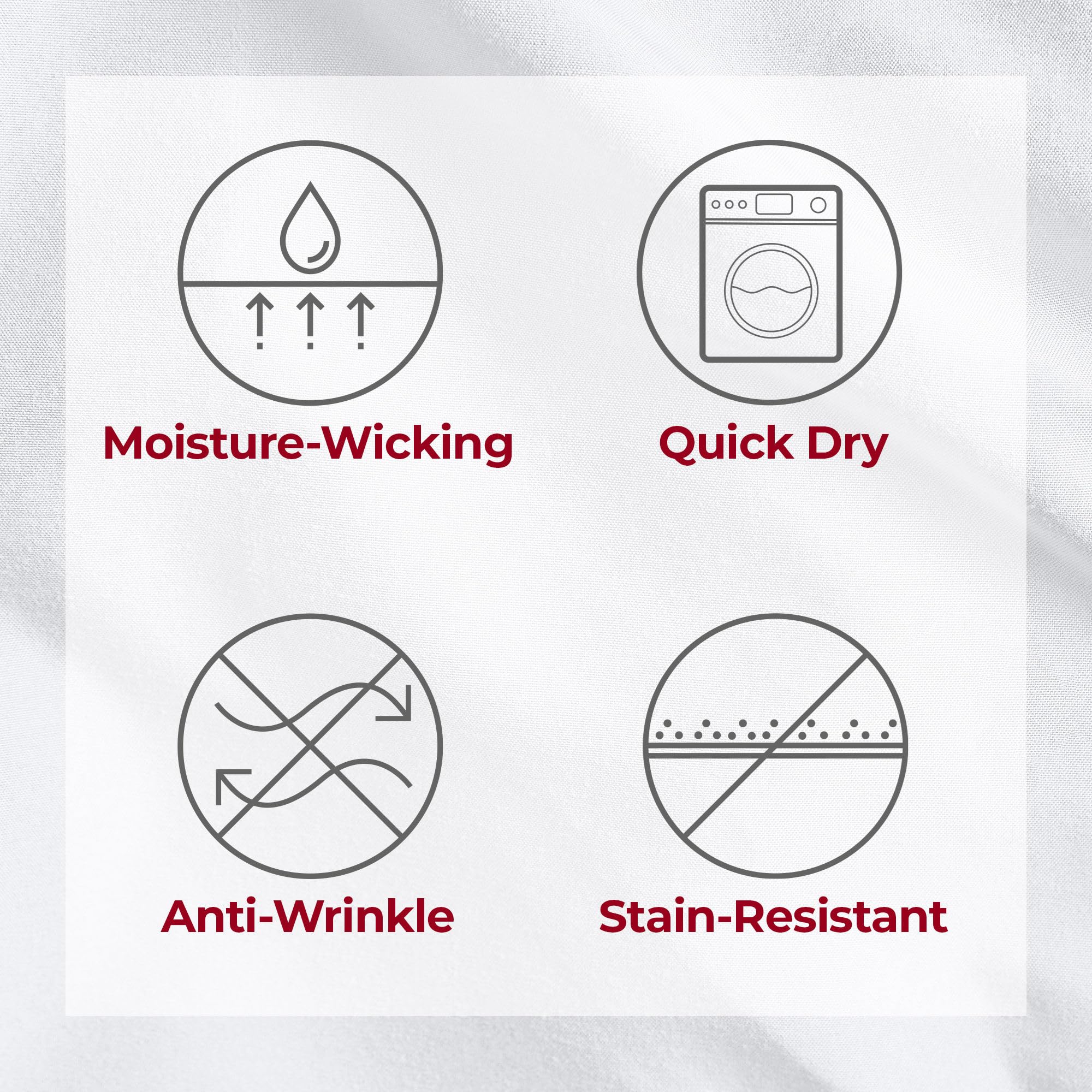 Mellanni wrinkle- and fade-resistant sheets in pristine white