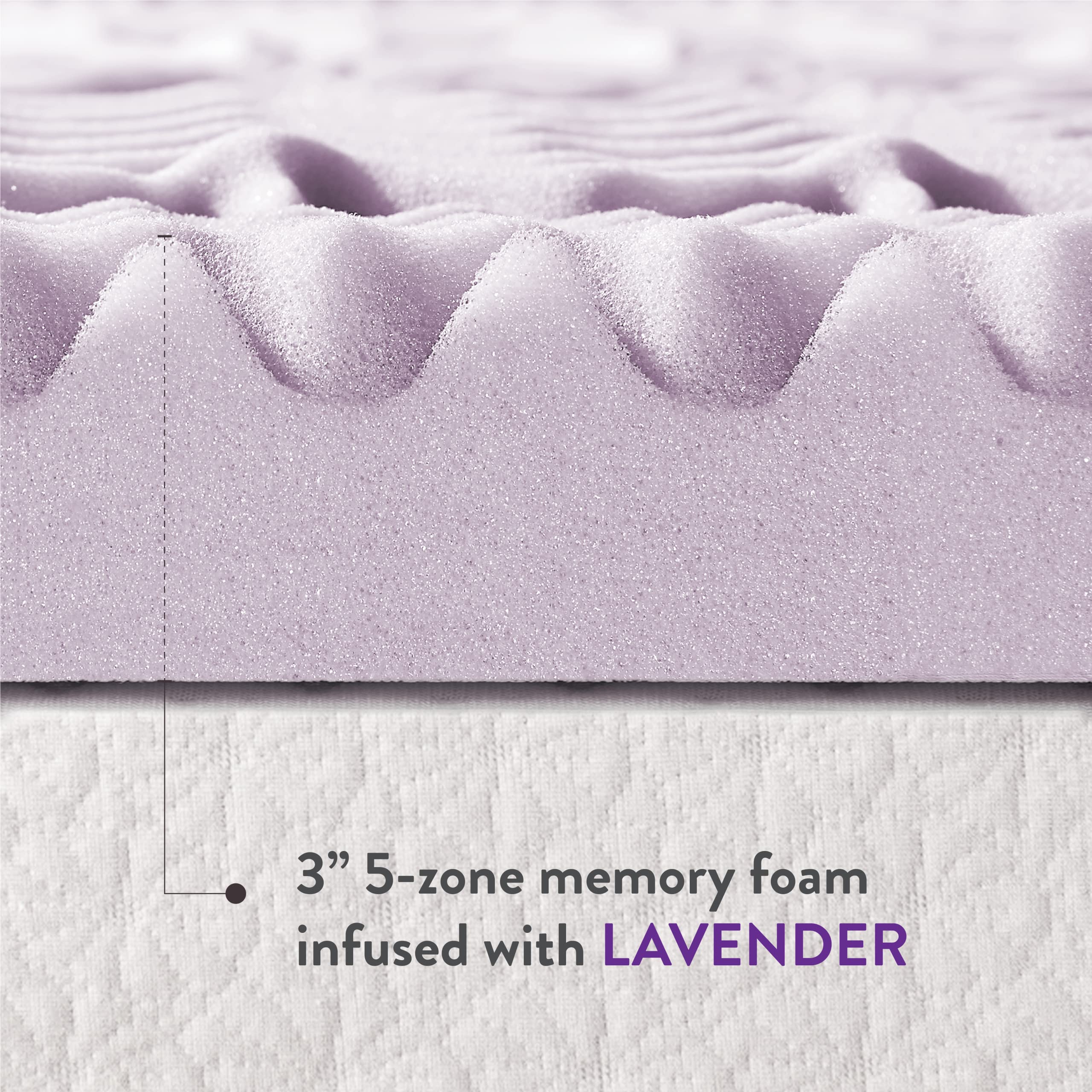 Mellow CertiPUR-US certified memory foam ensures quality and safety.