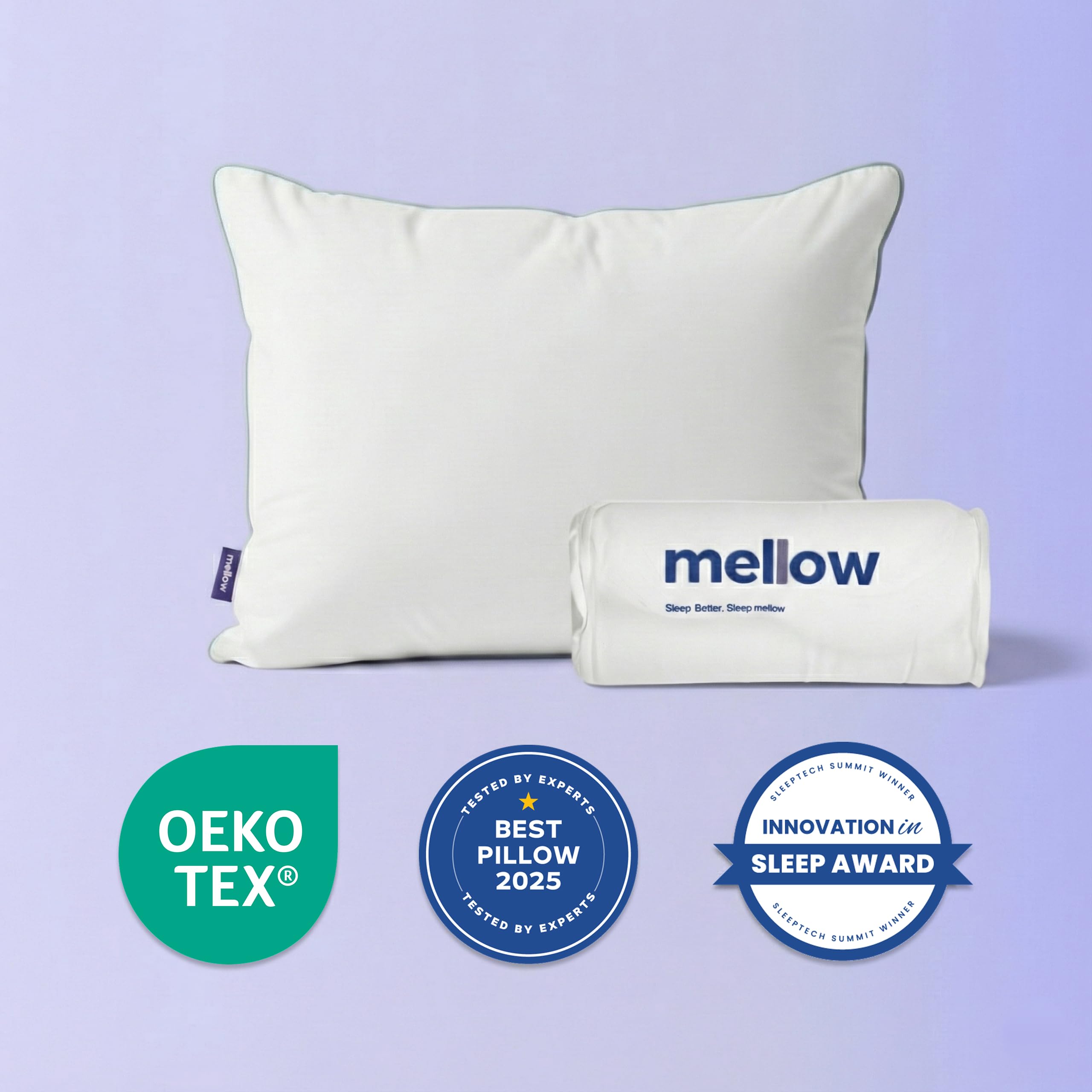 Mellow Hotel Pillow machine washable for easy care.