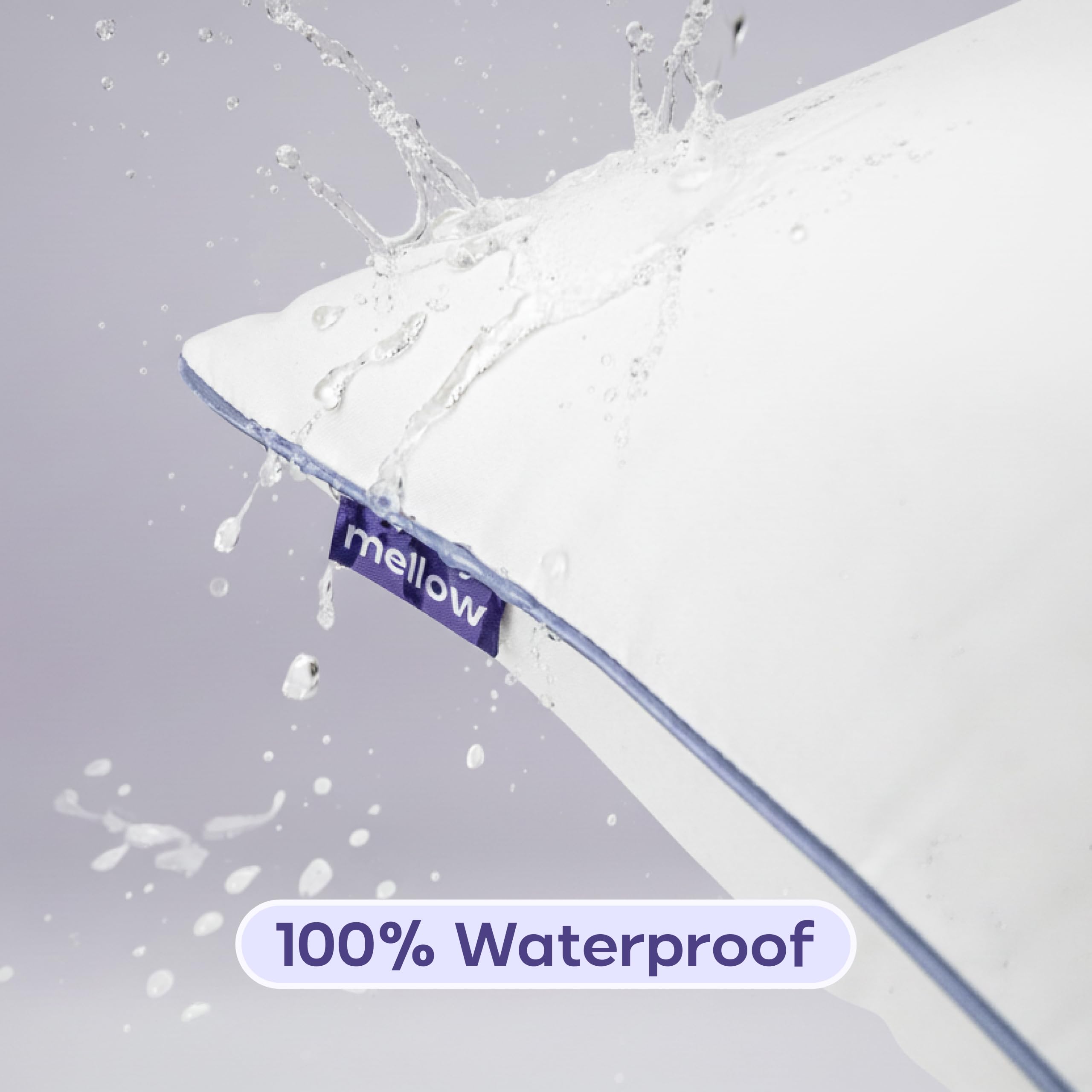Mellow Hotel Pillow resists odors and discoloration for longer freshness.