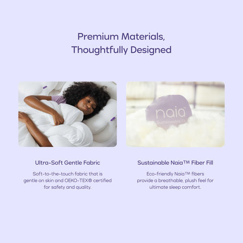 Mellow Marshmellow duvet insert fits easily with most duvet covers for versatile bedding.