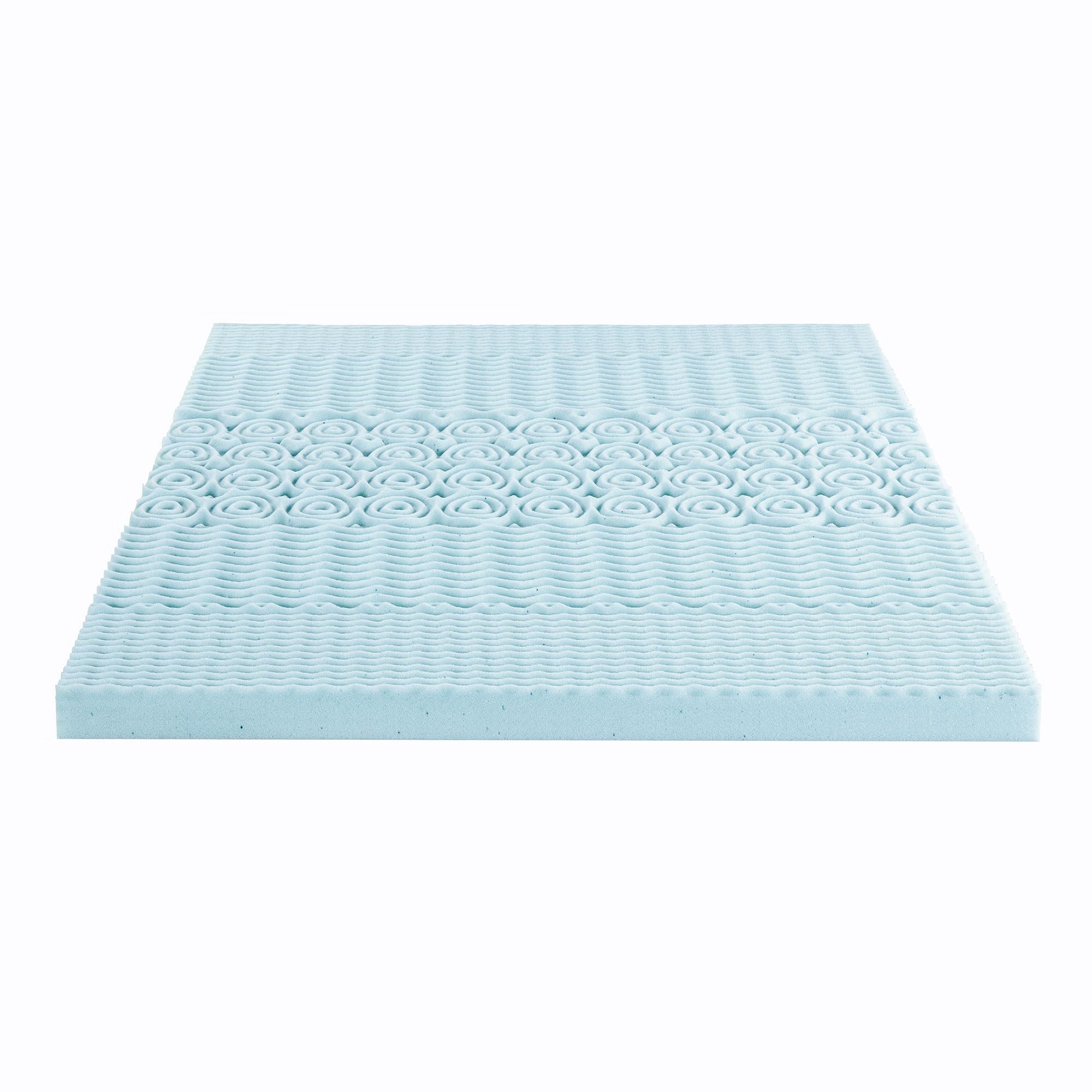 Mellow motion isolation topper designed for undisturbed sleep for roommates