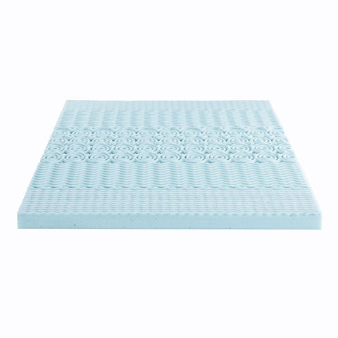 Mellow motion isolation topper designed for undisturbed sleep for roommates
