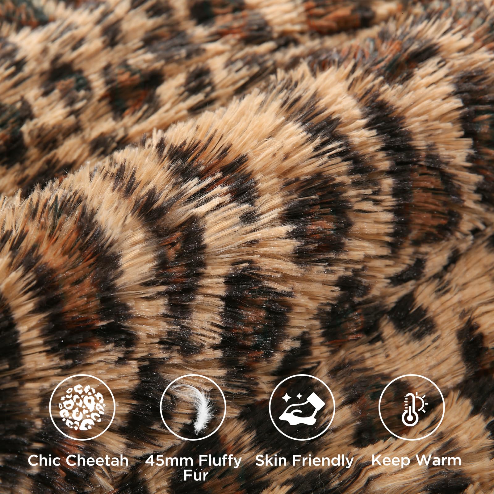 Melo10PM boho chic bedroom style featuring Melo10PM cheetah print bedding