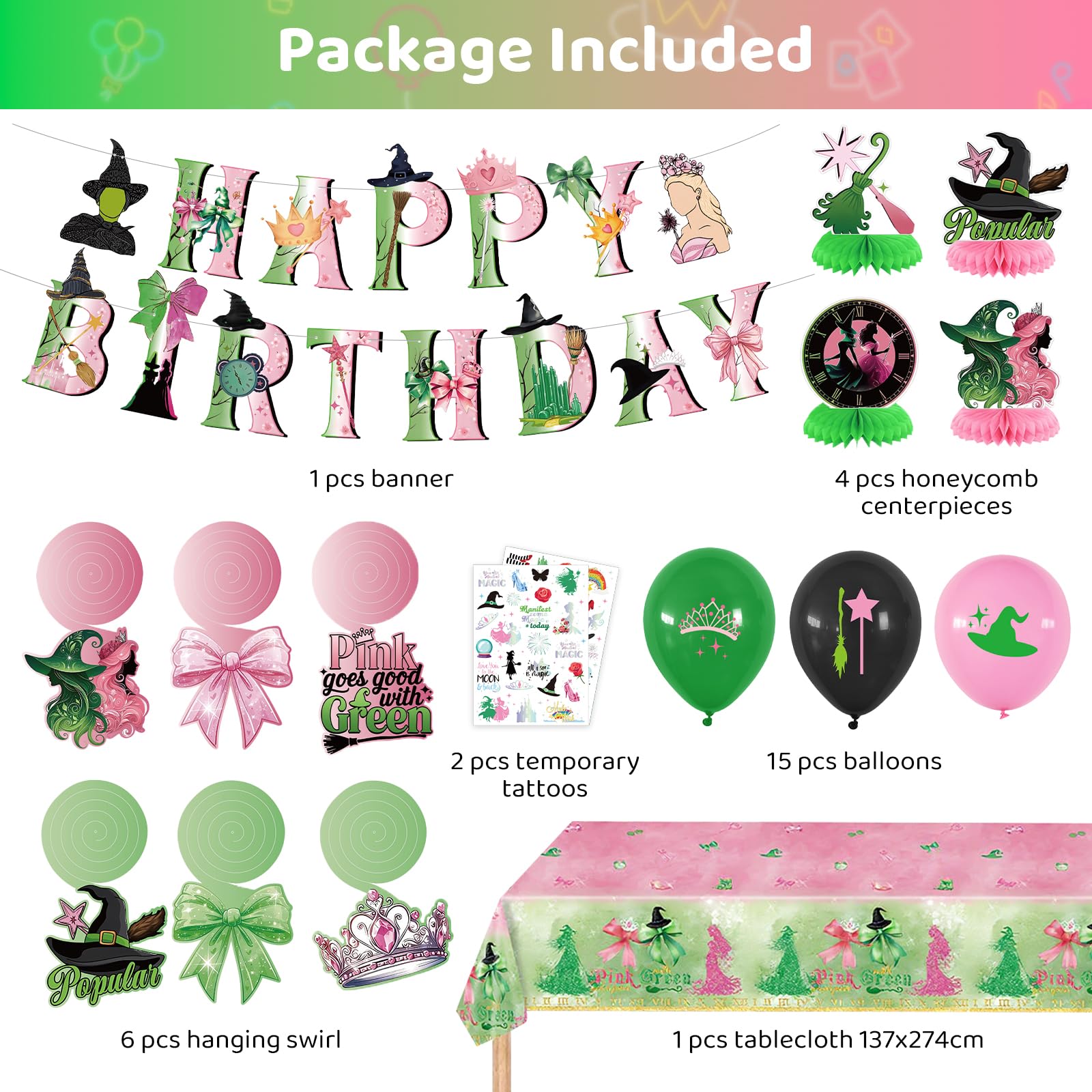 Melody Fantasy hanging swirls under a witch theme for motion in photos