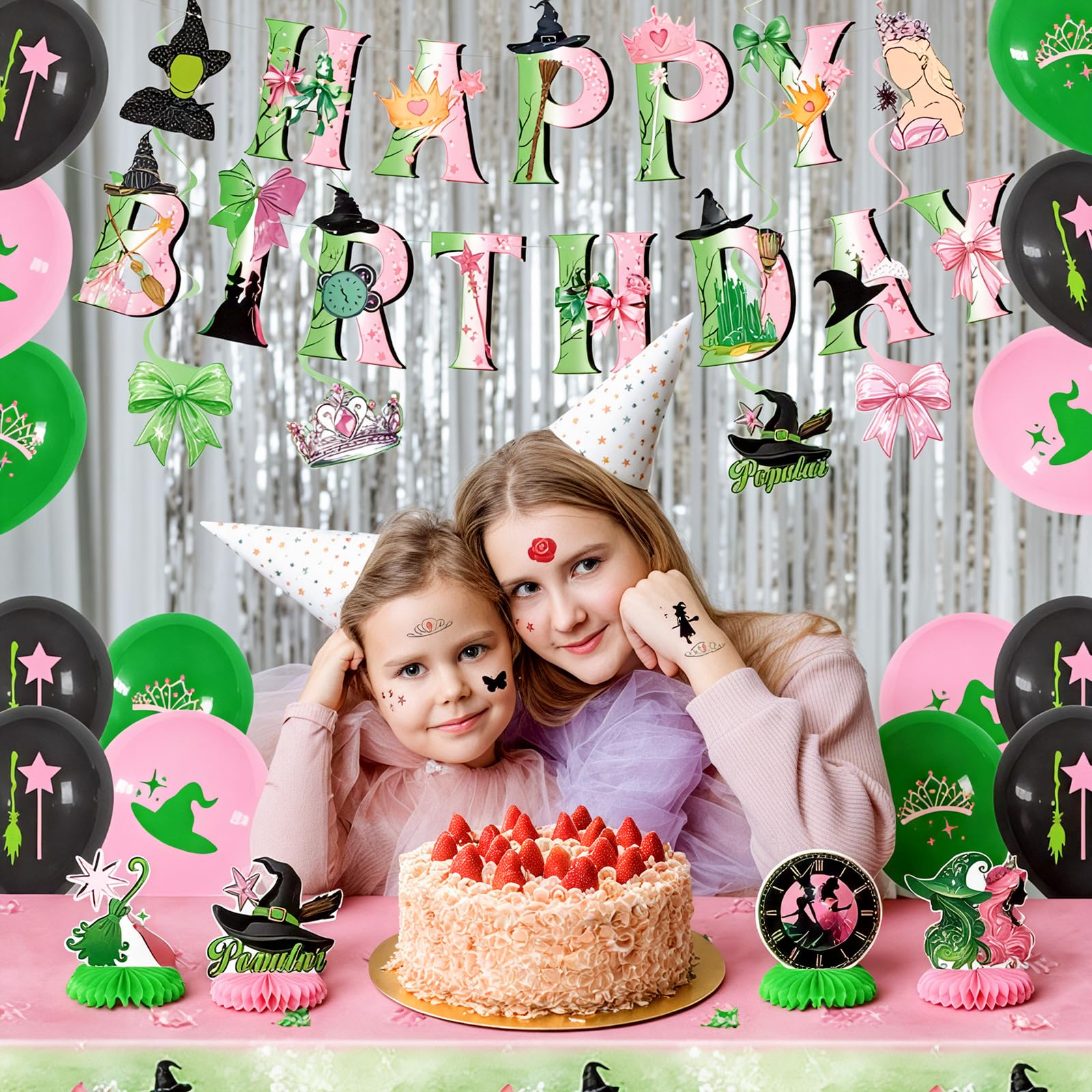 Melody Fantasy witch temporary tattoos for playful party moments