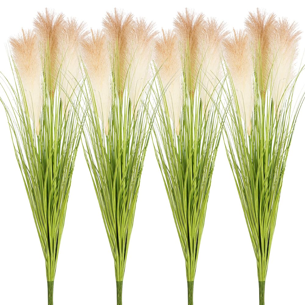 Melorca&Guilla artificial onion grass in a 33.5-inch display for elegant indoor decor.