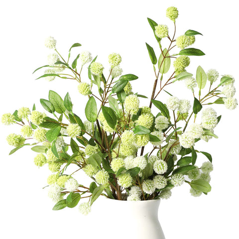 Melorca&Guilla artificial plants: long branches for floor vase displays