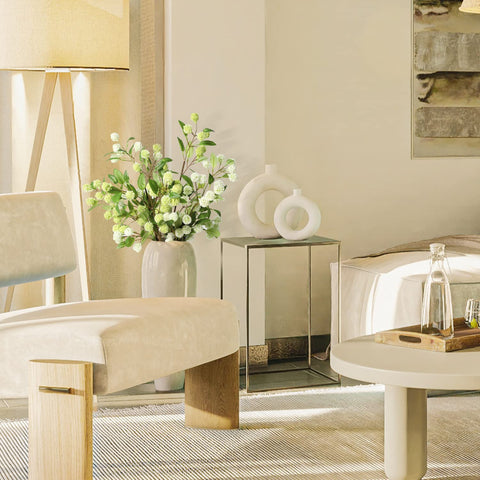 Melorca&Guilla artificial plants: office decor with tall green branches