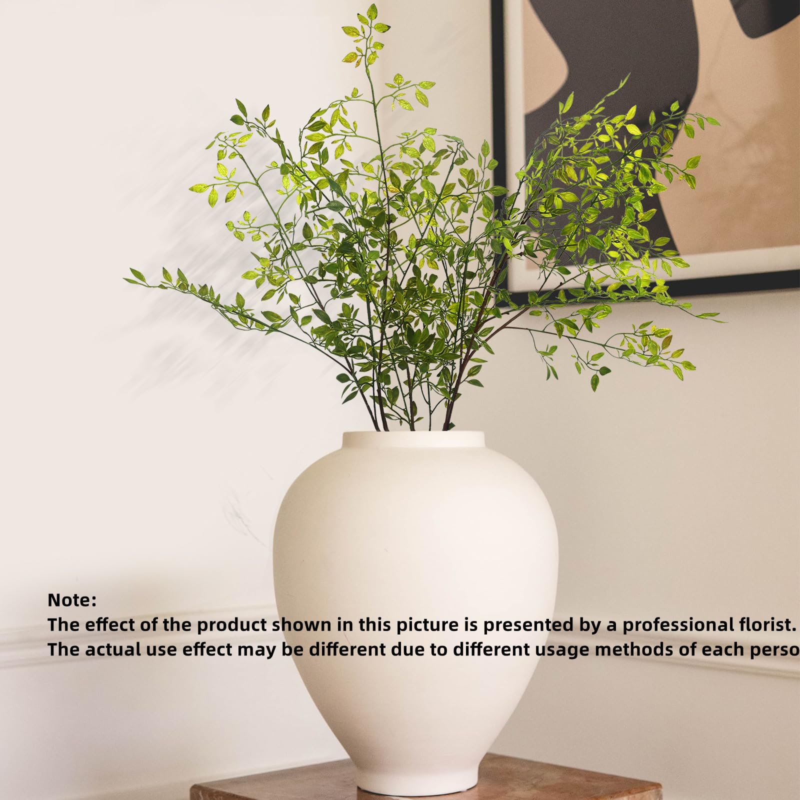 Melorca&Guilla faux greenery stems nandina for home and office decor