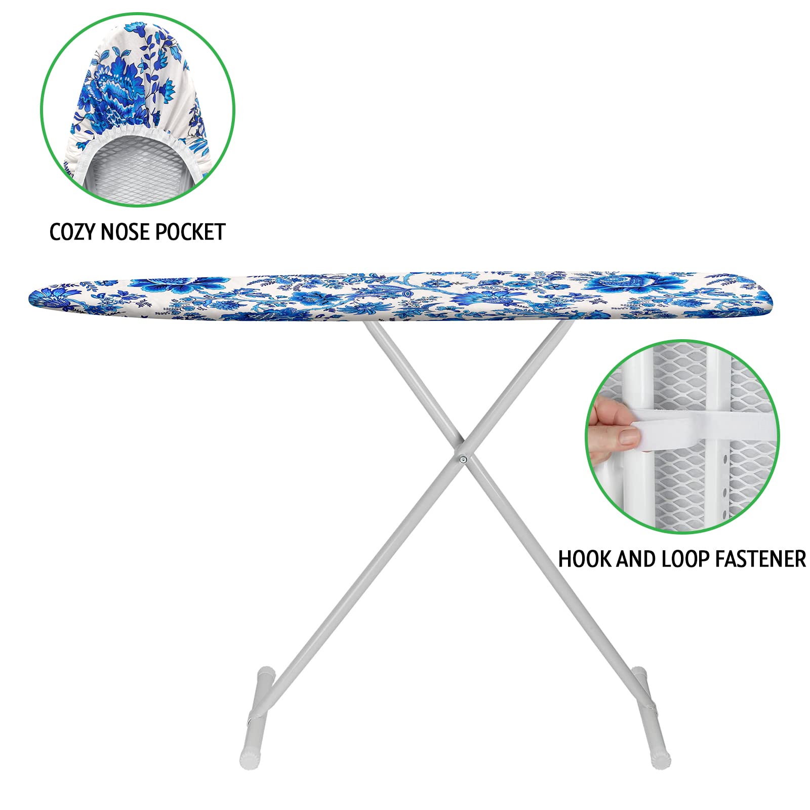 Memeaty eco-friendly, odorless cover is easy to wipe clean.
