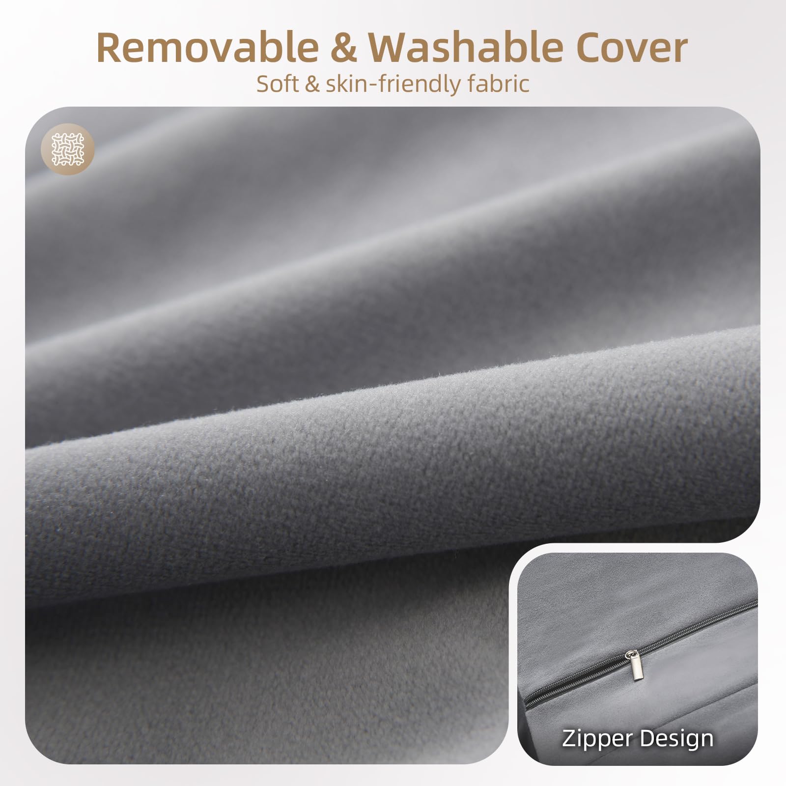 Memeluckon high-density foam closeup showing firm, long-lasting support