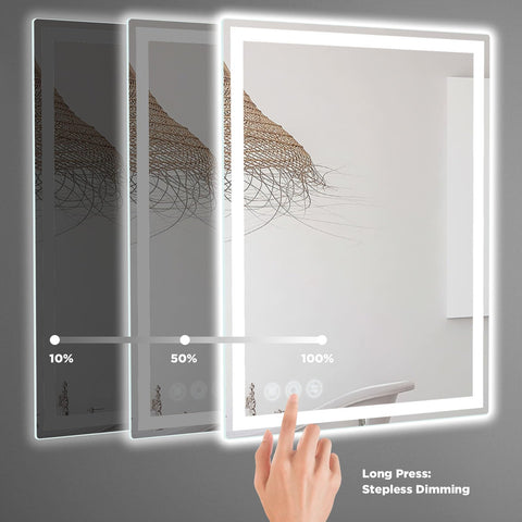 Memobarco IP54 waterproof mirror suited for humid bathrooms