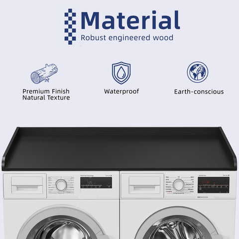 Memobarco topper folding-space view highlights convenient laundry folding surface.