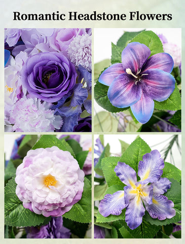 Versatile display for gravestones, urn sites, or home memorial corners.