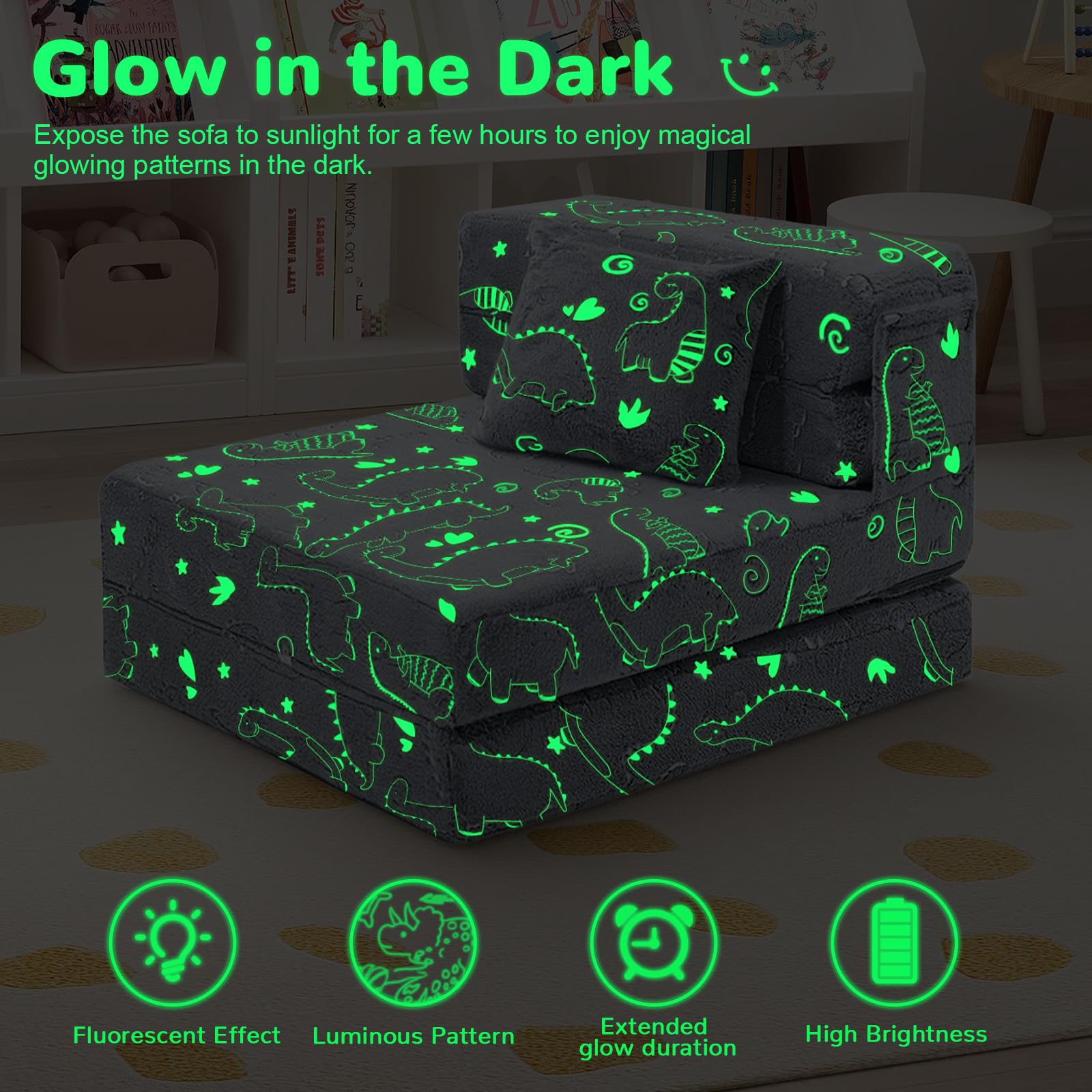 MeMoreCool dinosaur-themed setup sparks imaginative play and cozy nights.