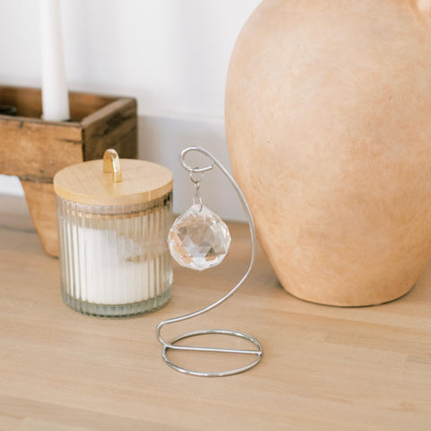 Memorialight home decor glows with rainbows when sunlight hits