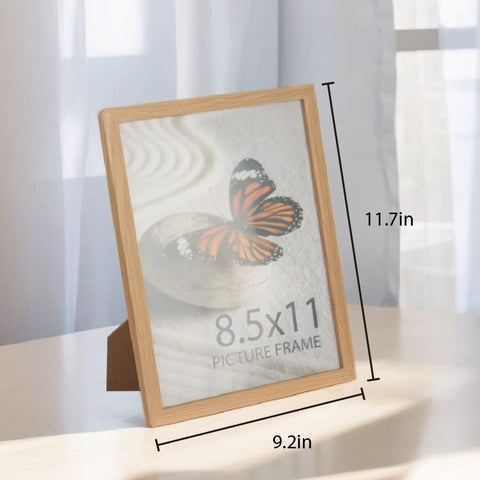 Memory Island natural wood frame with clear HD Plexiglass protection