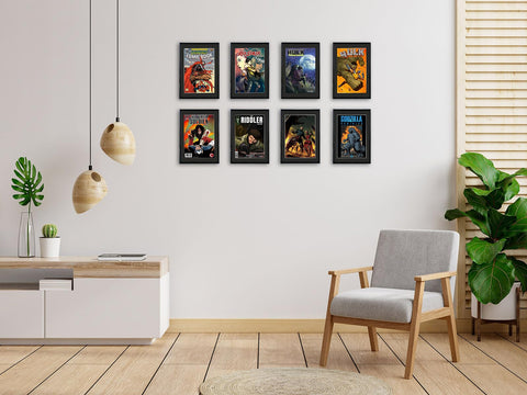 Memory Keeper frame clip system demonstrates spring clips for thicker comics.