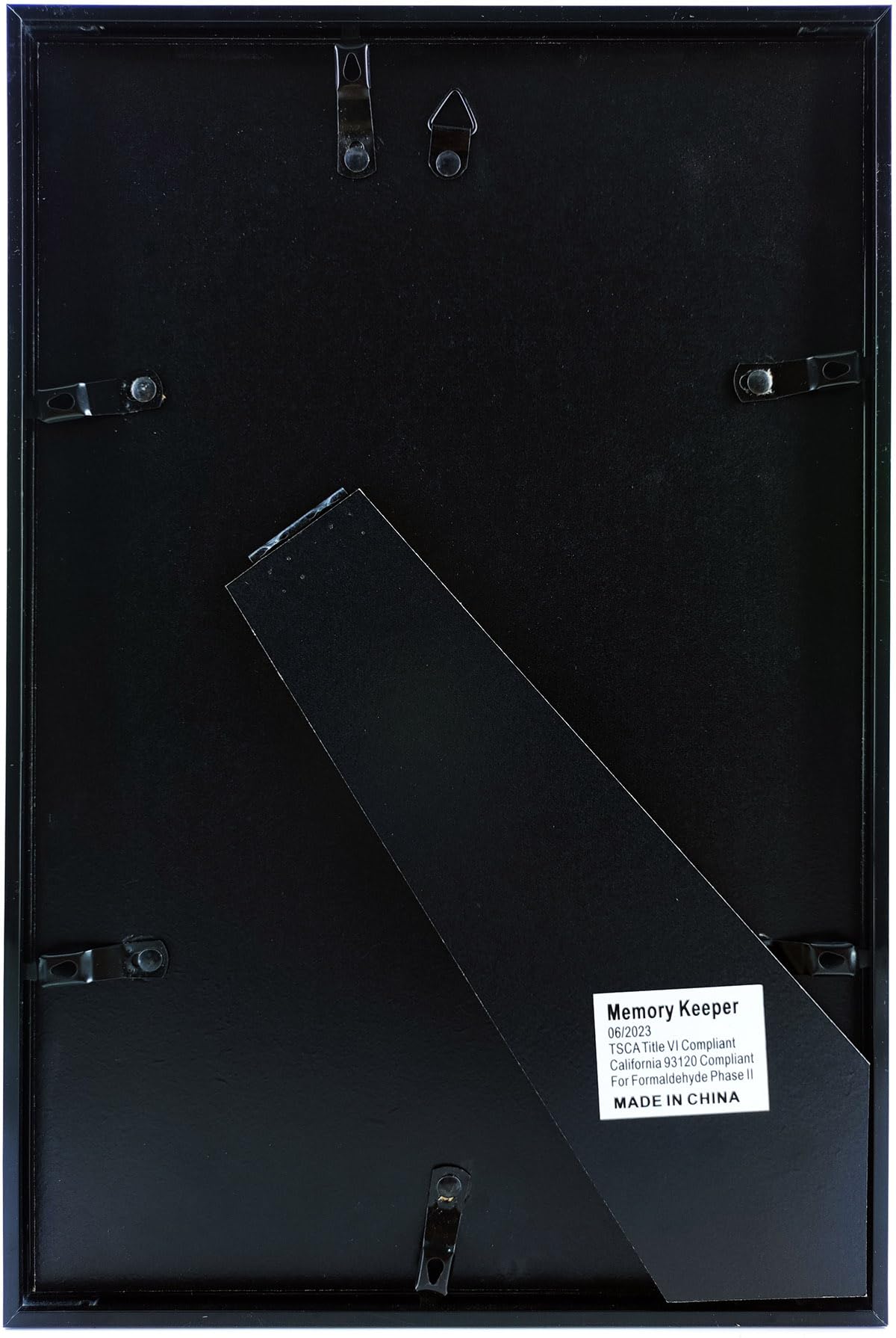 Memory Keeper frame easel display ready for tabletop setups.