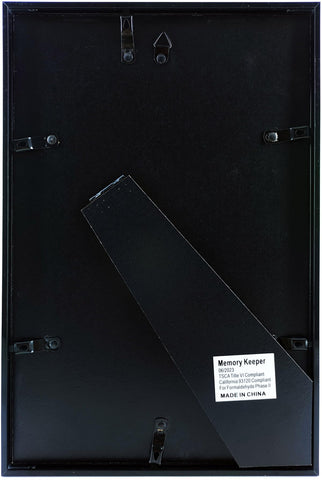 Memory Keeper frame easel display ready for tabletop setups.