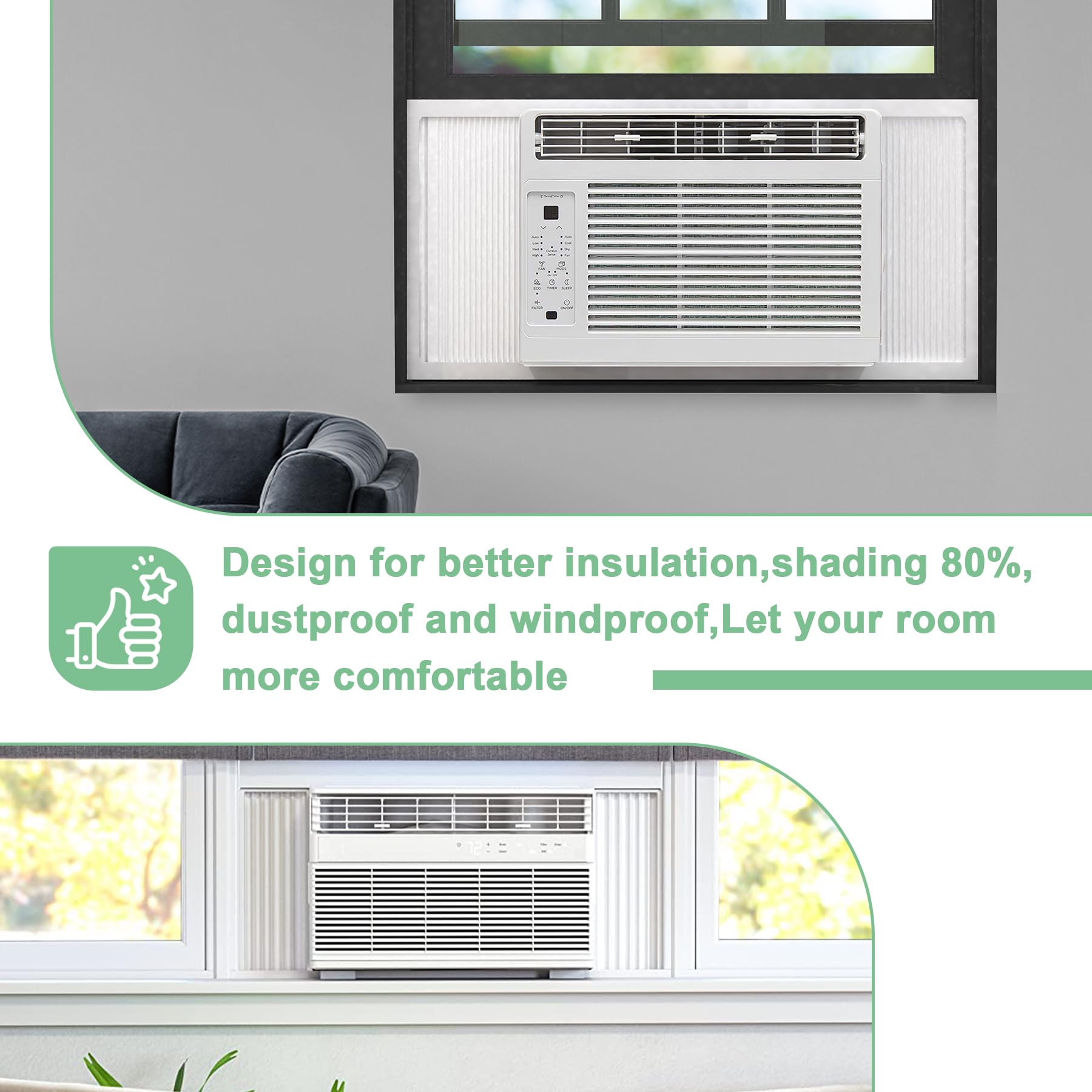 Memrita 8000 BTU compatible components support energy efficiency.