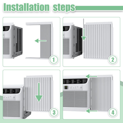 Memrita vinyl side panel reduces dust intrusion and adds shading.