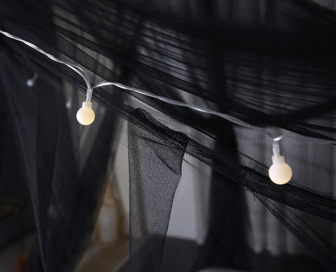 Mengersi canopy lighting option enhances mood for intimate evenings