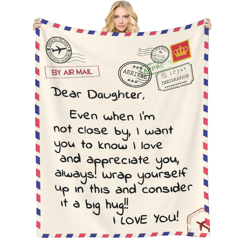 Menghao Dear Daughter blanket close-up of soft fabric texture for warmth