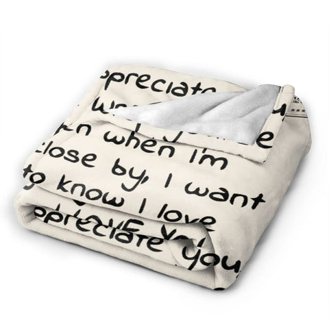 Menghao Dear Mom blanket gift wrap presentation signals thoughtful gift