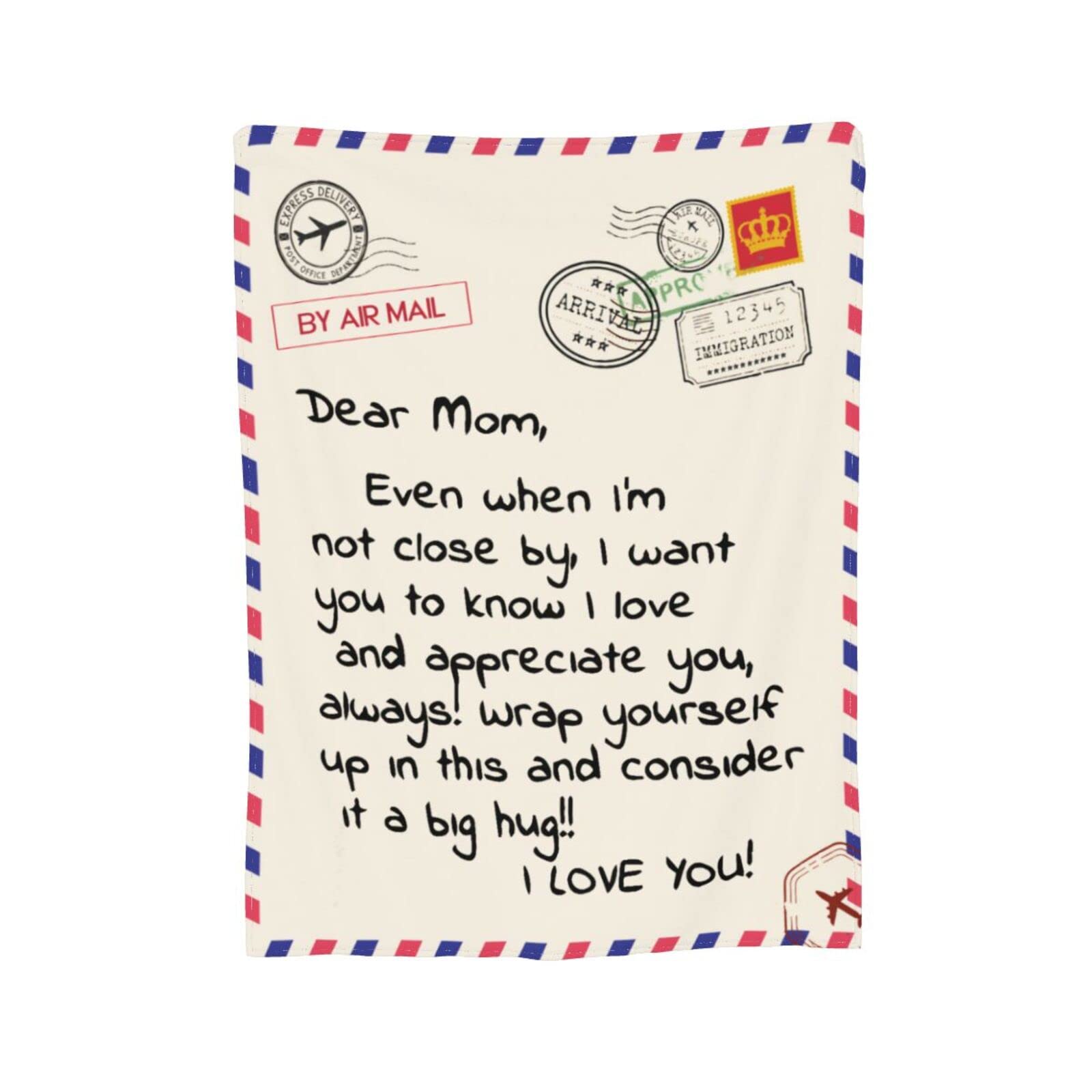 Menghao gift-ready blanket ideal for Mother's Day or Christmas.