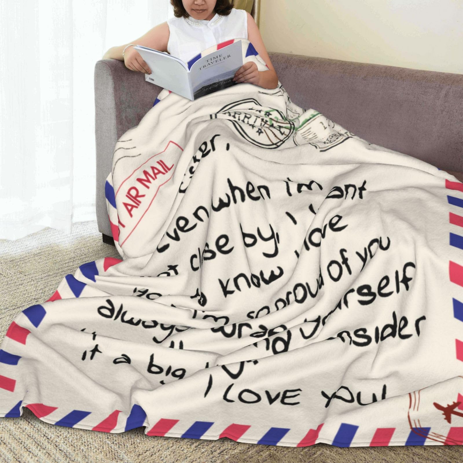 Menghao sister blanket wrinkle-free and fade-resistant keeps color vibrant.