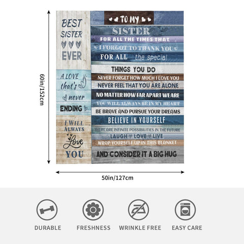 Menghao blanket 50x60 size folded for display and planning