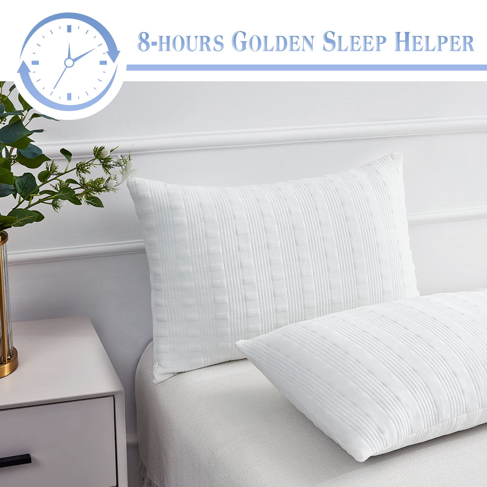 Meoflaw king-size bed setup on a mattress showing comfortable, breathable support.