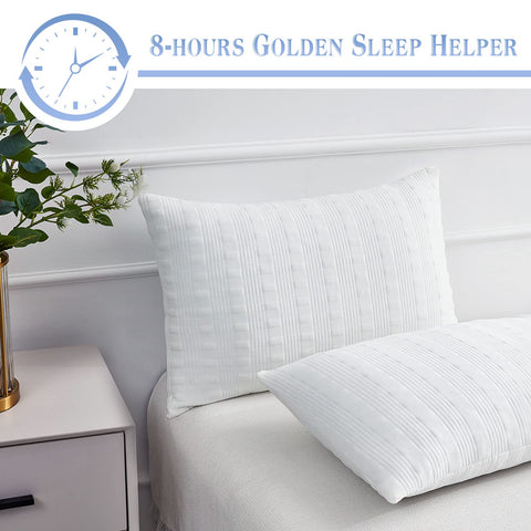 Meoflaw king-size bed setup on a mattress showing comfortable, breathable support.