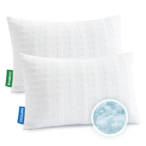 Meoflaw cooling pillow standard 2-pack with cooling surface for hot sleepers.