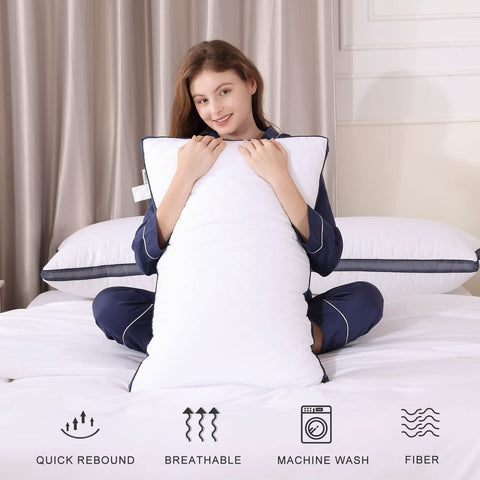 Meoflaw pillow ideal for side, back, and stomach sleepers