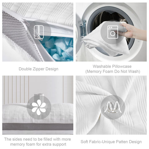 Meoflaw pillowcase featuring a 3D design for stylish care and durability