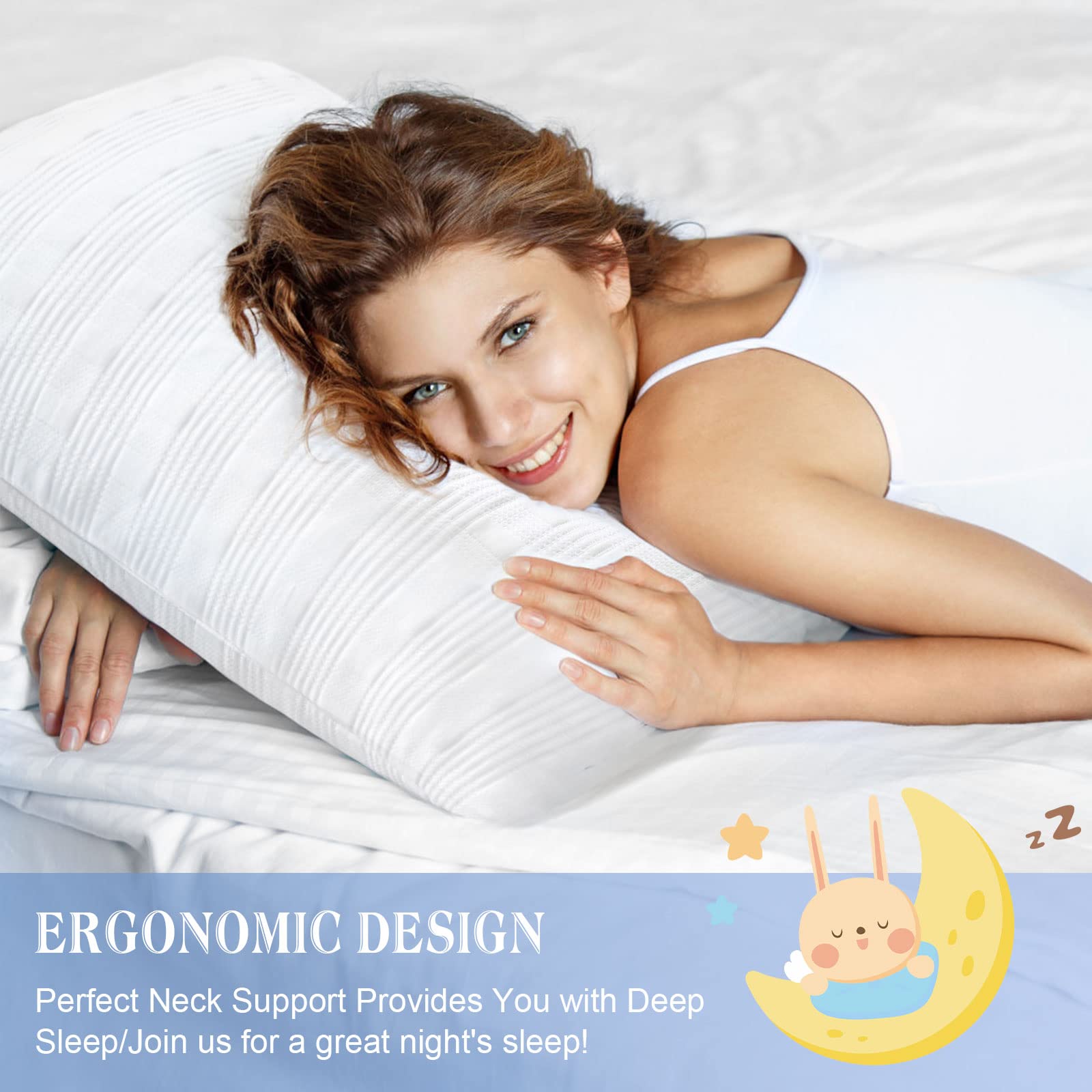 Meoflaw vacuum-sealed packaging protects pillow quality during transit.