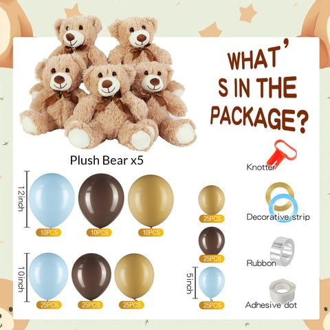 Meooeck bear decorative fur effect, perfect photo props.