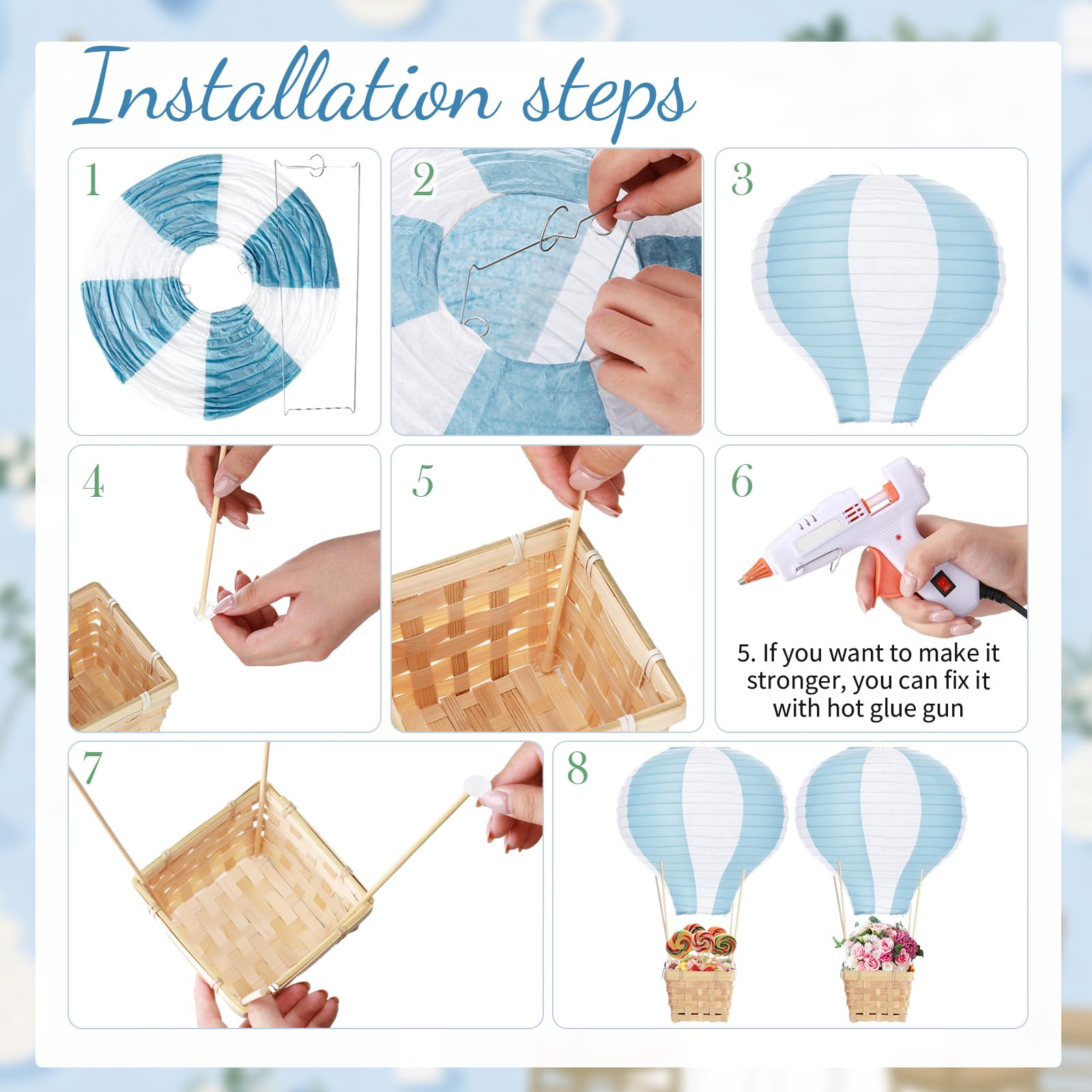 Meooeck glue stickers included for easy assembly and stability.