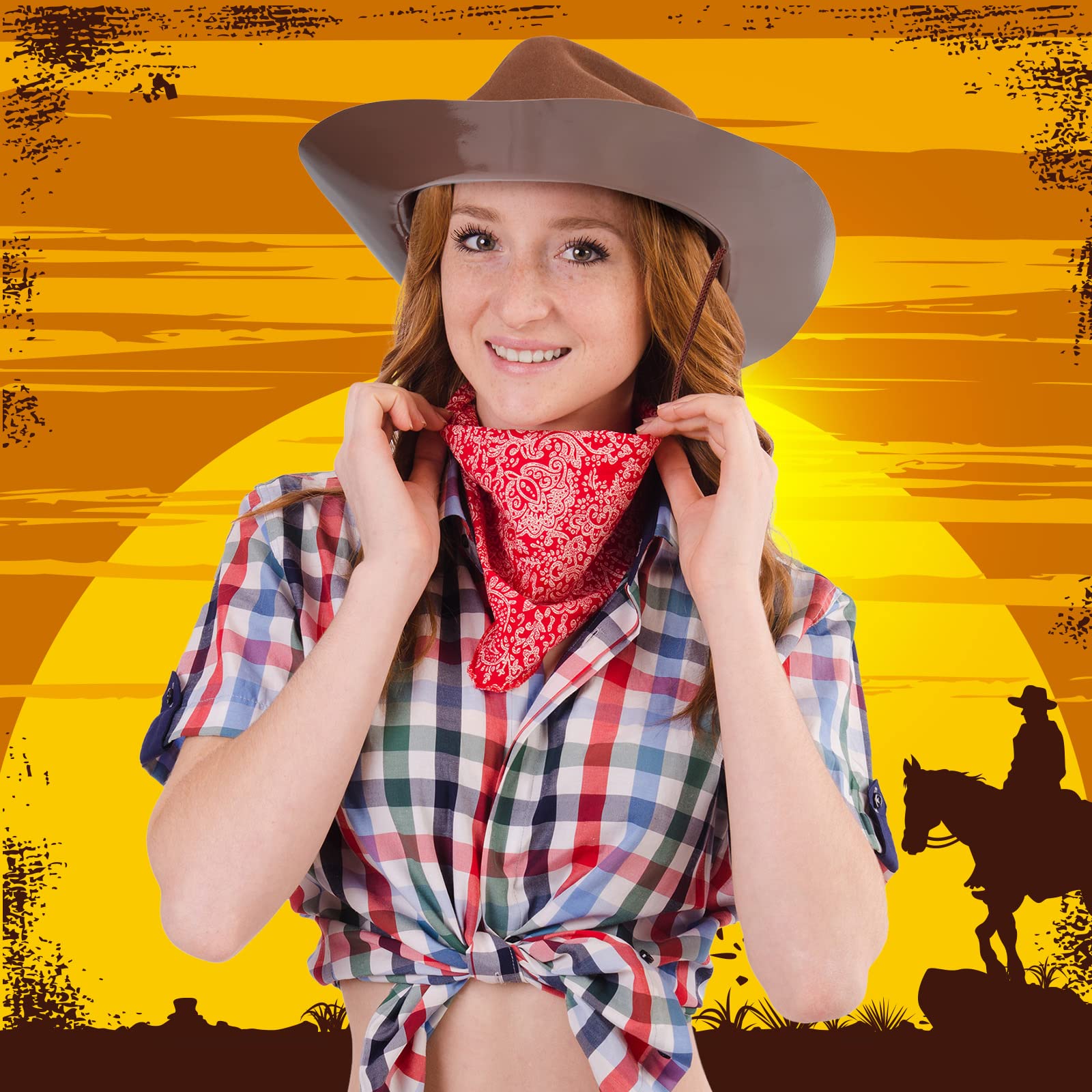 Mepase edge warped brim hats offering classic western silhouette.